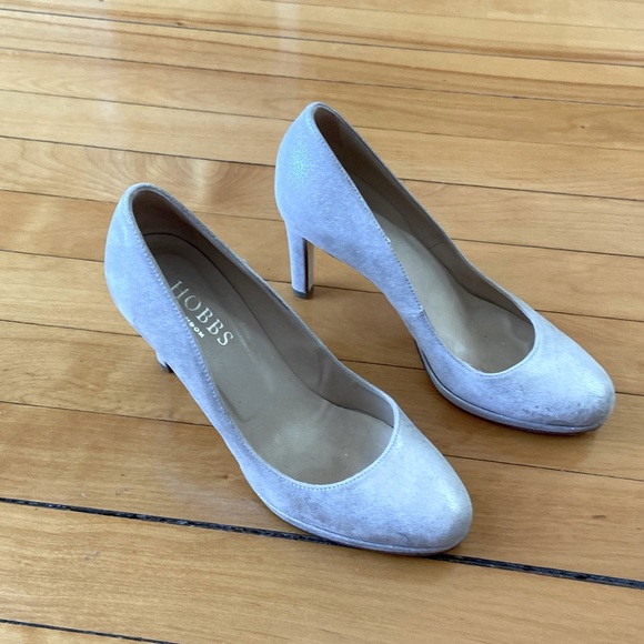 Hobbs London 36 silver pumps - Picture 1 of 4